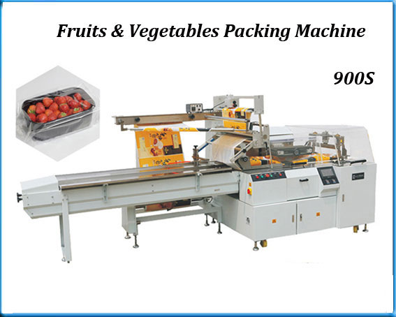 Up-film reciprocating packing machine with double servo for large packaging